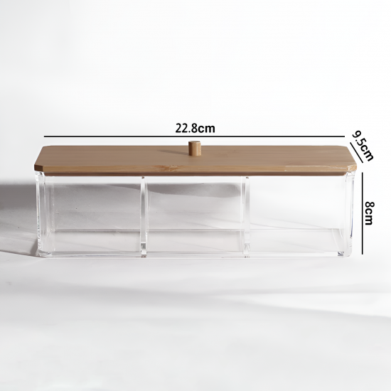 Acrylic And Wooden Organizer